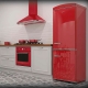 Réfrigérateur Combi NODOR NorFrost HAIL 194 TNF RR, , Rouge, 194 cm - 305L. Pas de gel. E