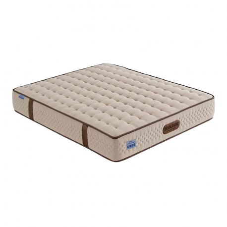 Matelas ECOLOGIQUE en laine, ressorts ensachés extra fermes. coton - épaisseur 29 cm