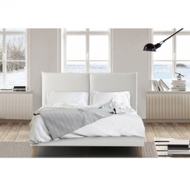 Tête de lit rembourrée SAONA d'une hauteur de 120 cm. Disponible en plusieurs couleurs, en tissu ou en cuir écologique.