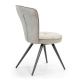 4 Chaises LISBOA: 4 couleurs: gris / beige / plomb / mousse. Chaise avec assise et dossier.