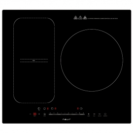 Plaque de cuisson à induction NEVIR - NVR VIT-6000-FLEX - 59 X 52 CM -3 zones de cuisson