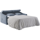 Canapé-lit. Système d'ouverture à l'italienne 3 places. Matelas de 16 cm d'épaisseur et lit de 140 x 190 cm.