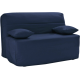 Canapé-lit - BZ - bleu - Fabriqué en France - Matelas 12 cm d’épaisseur et lit 140 x 190 cm