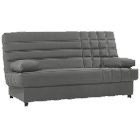 Canapé-lit Clic Clac Série 5 - gris - Matelas 18 cm d’épaisseur et lit 130 x 190 cm