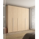 Armoire JORDAN 4 portes 180 x 211 x 54 cm. Combinaisons multiples - Finitions modernes